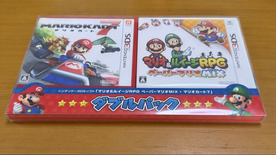 『マリオ&ルイージRPG ペーパーマリオMIX・マリオカート7』 ダブルパック