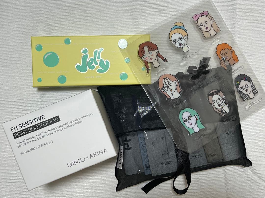 jelly magnet PAD サンプルポーチ　ステッカー