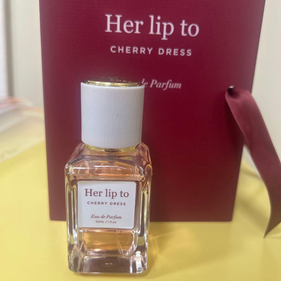 ハーリップトゥ　チェリードレス　オードパルファム　香水　her lip to