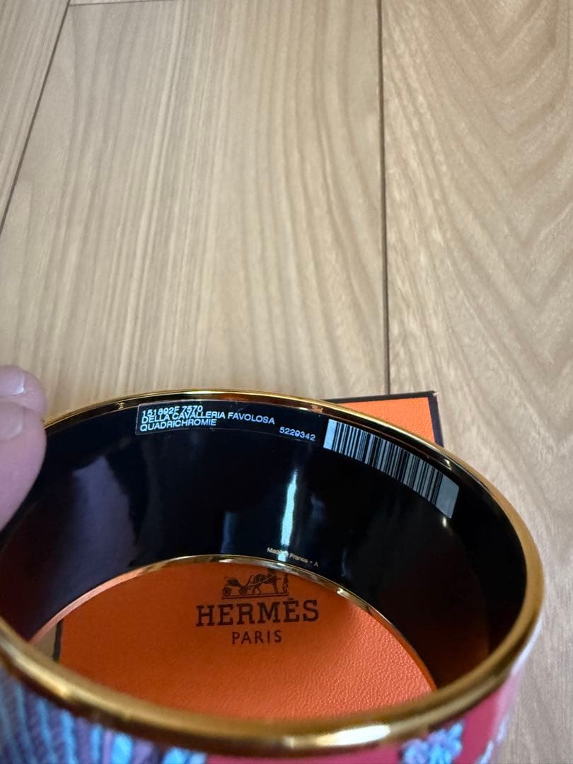 エルメス エナメルバングルブレスレット