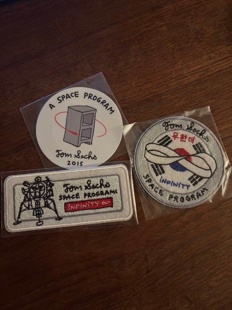 Tom Sachs ワッペン2枚　ステッカー1枚　トムサックス