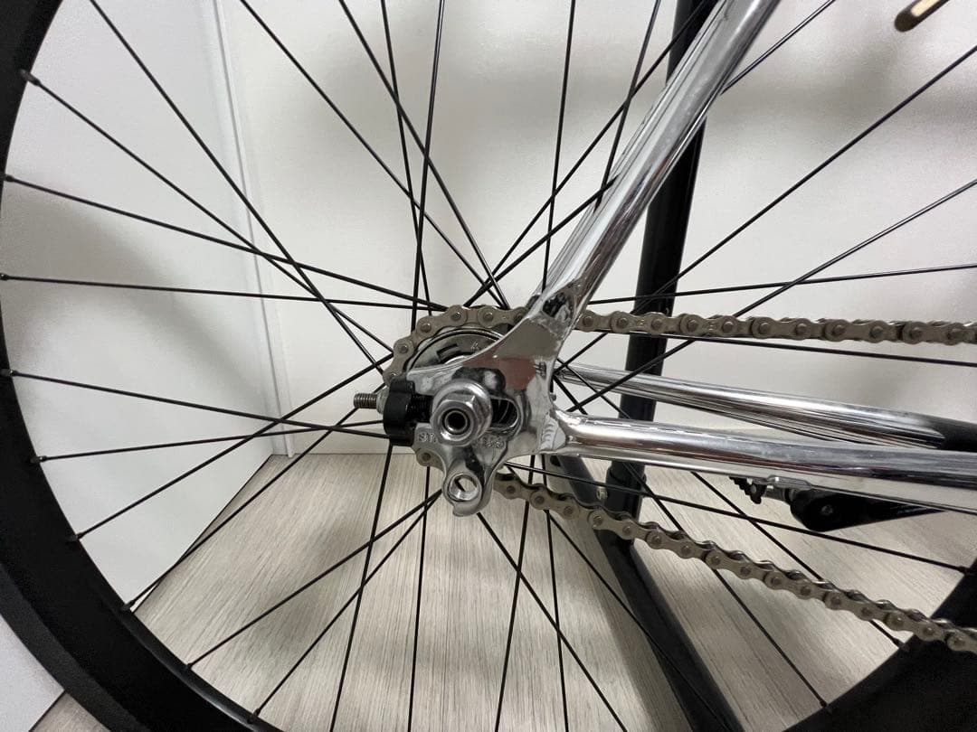 クロモリ　mashカスタム　スティールエラ完成車