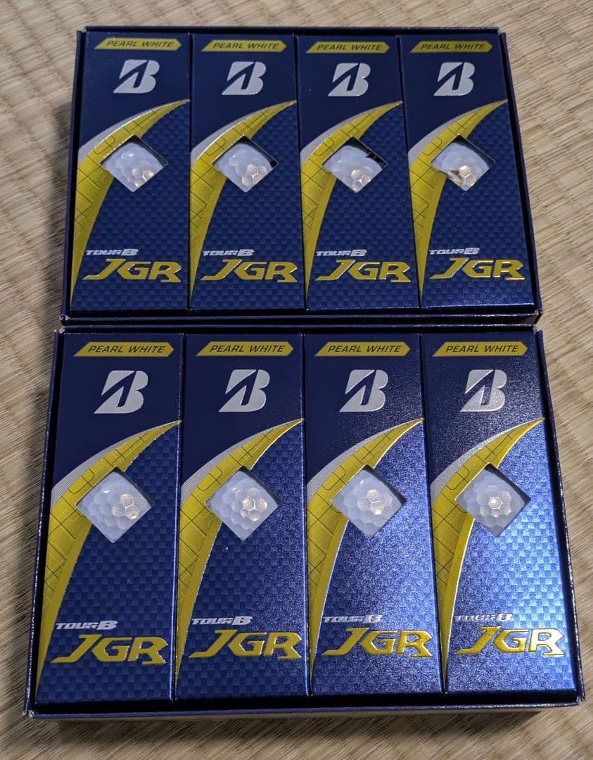 ブリヂストンTOUR B JGR 2025年パールホワイト 2ダース