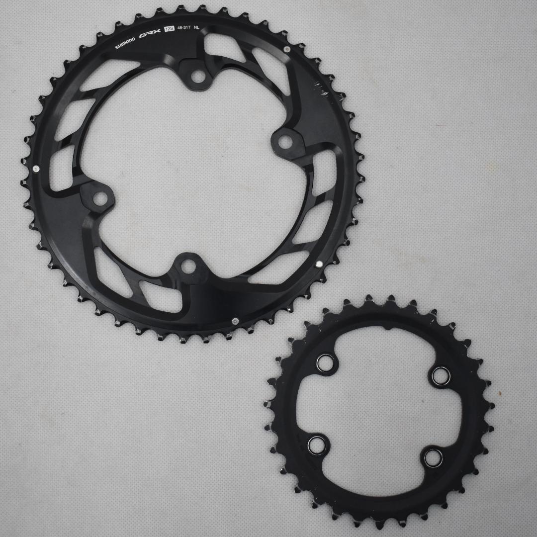 な*お様 SHIMANO GRX 12S チェーンリング48T-31T 使用距離