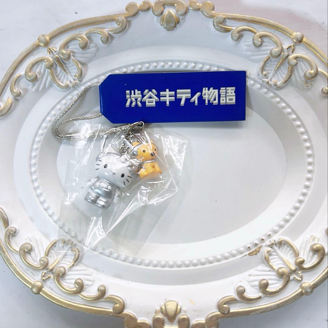 激レア⭐︎ご当地キティ 渋谷キティ物語 ハチ公 東京限定　根付　ストラップ
