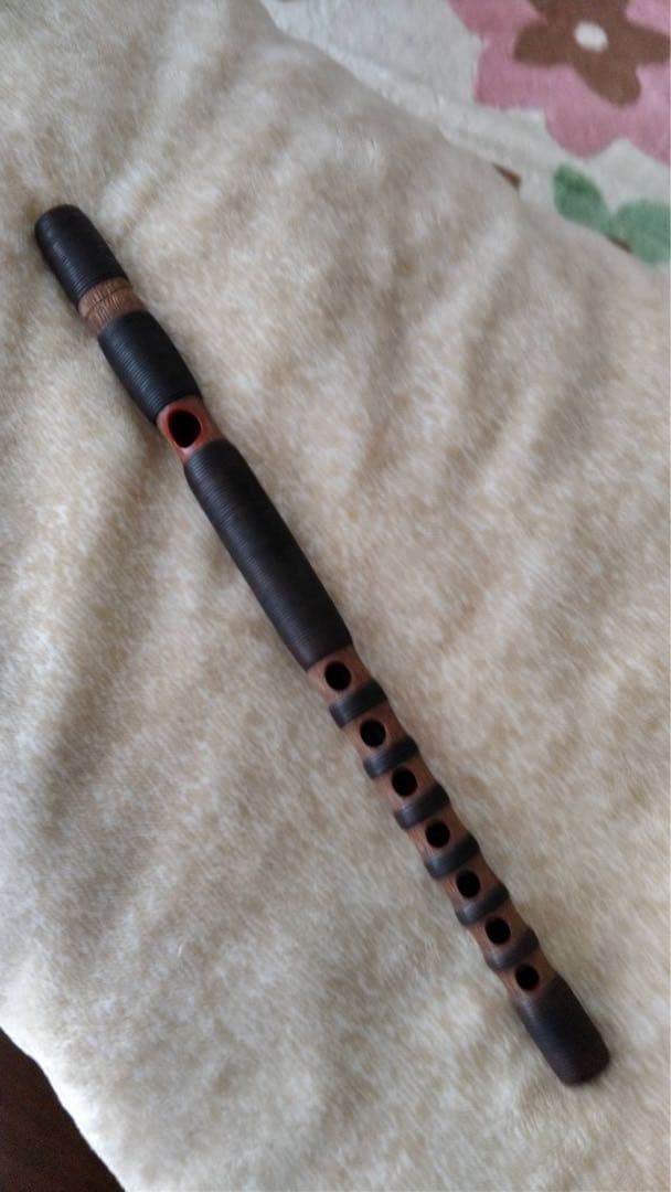 龍笛　本煤竹　藤巻