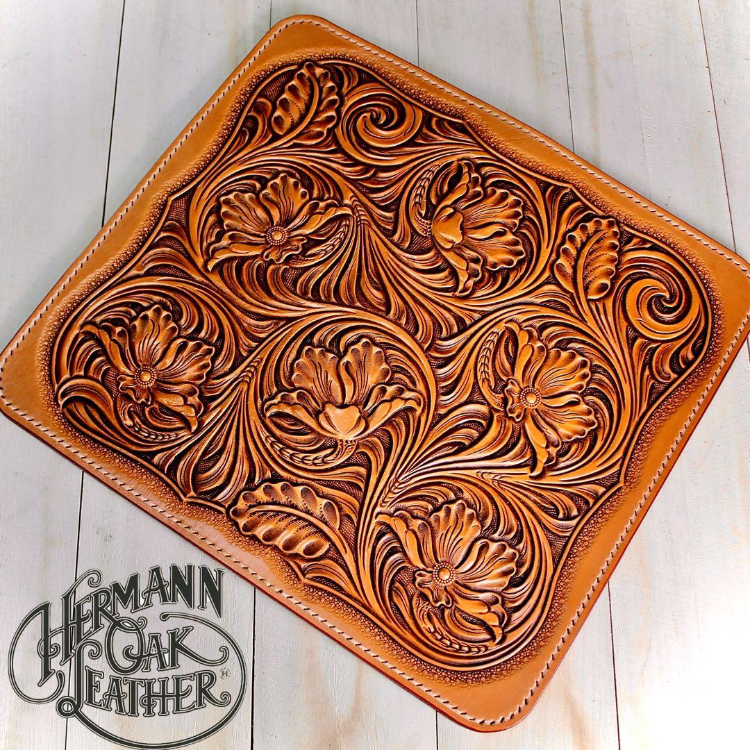 (依頼受付中)ラウンドファスナーウォレット 【カービング /ナチュラル】