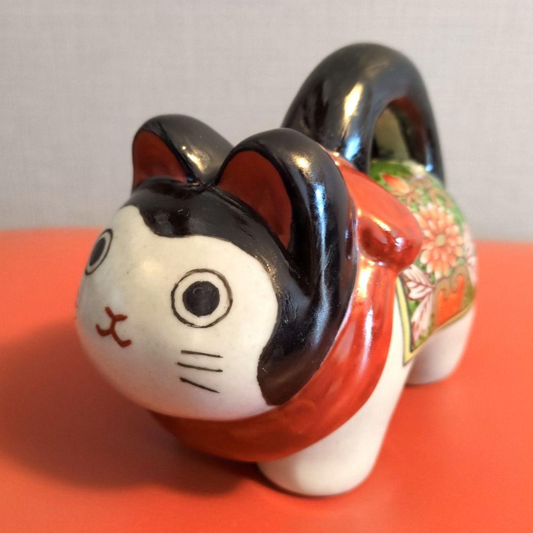 有田焼 円左エ門竈 張子戌 置物