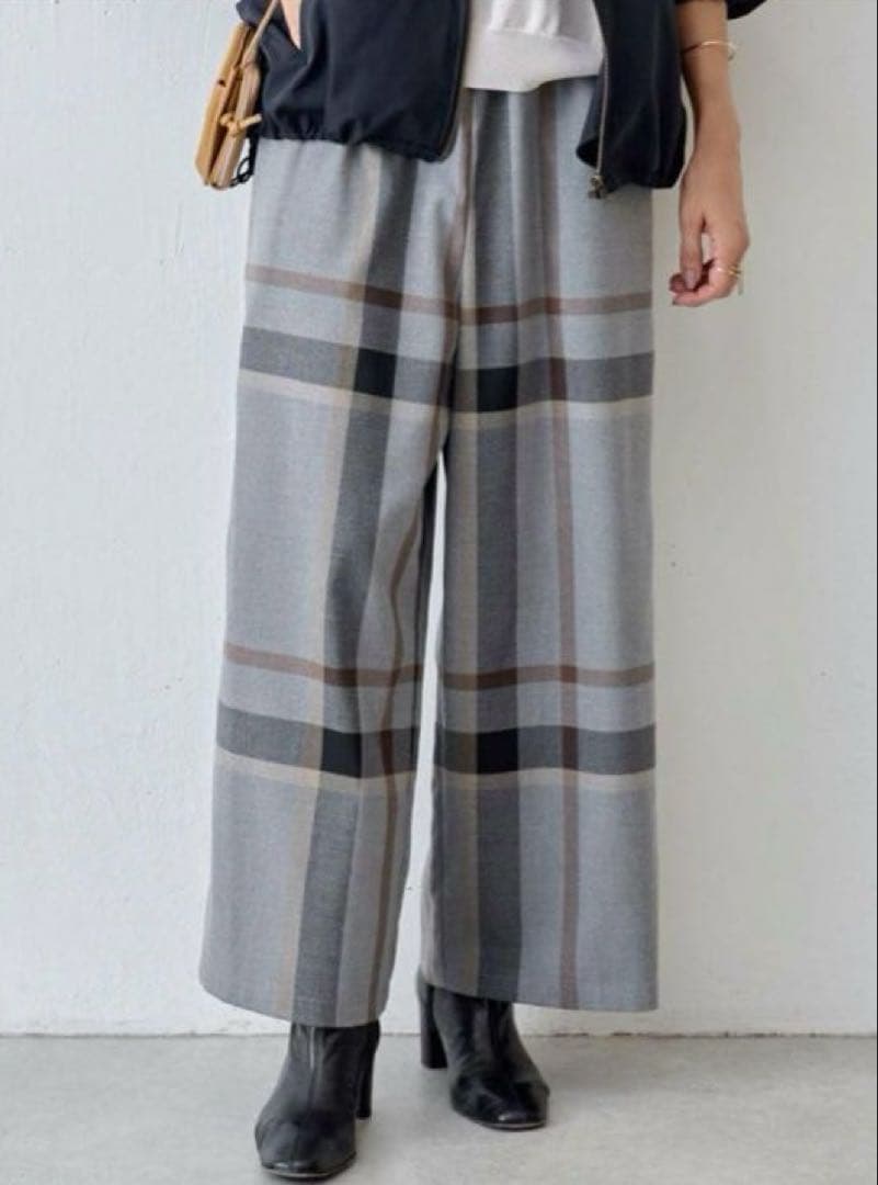 「BEARDSLEY」 イージーパンツ 2 グレー レディース