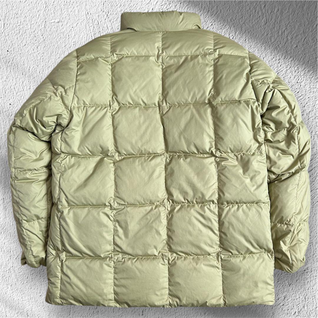 90s LAND'S END ランズエンド リバーシブルダウンジャケット 黒 緑