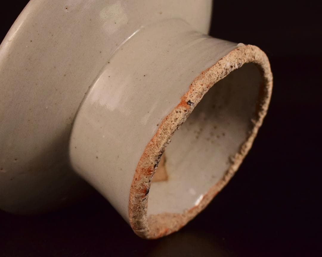 李朝 白磁 台鉢 台皿 菓子器 陶芸