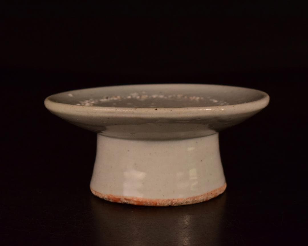 李朝 白磁 台鉢 台皿 菓子器 陶芸