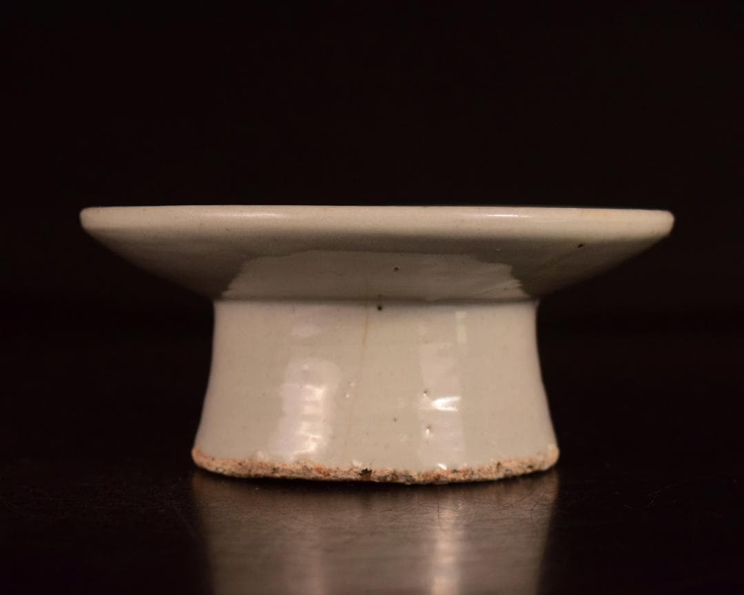 李朝 白磁 台鉢 台皿 菓子器 陶芸