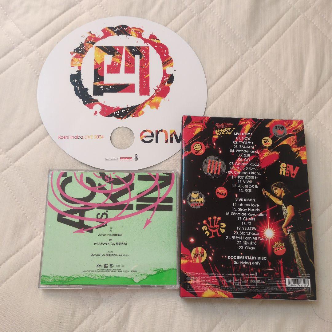 Koshi Inaba en4 DVD＋Action(CD.BD)
