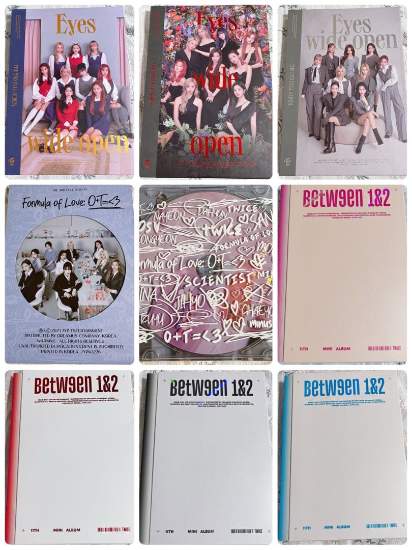 TWICE アルバム まとめ売り CD DVD フォトブック 初回限定盤 A B