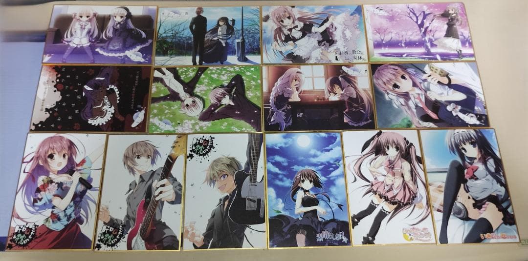 ケロQ 枕　character1 　ミニ色紙　14つ