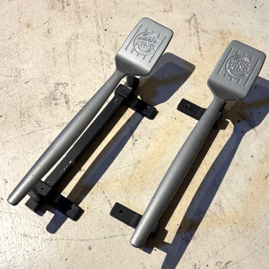 ビンテージ　バーガーキング　ドアハンドル　看板　店舗用　USA ガレージ