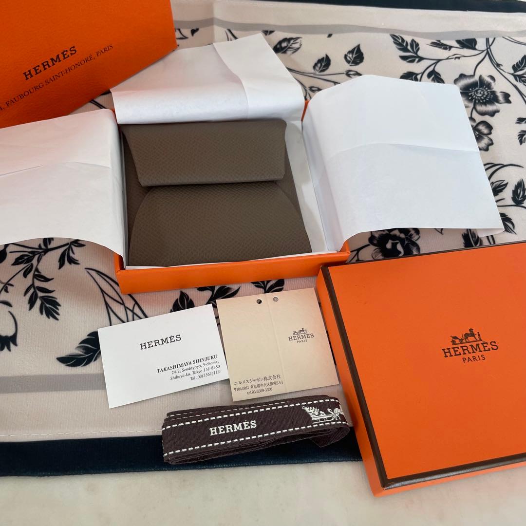 新品HERMES バスティア エトゥープ