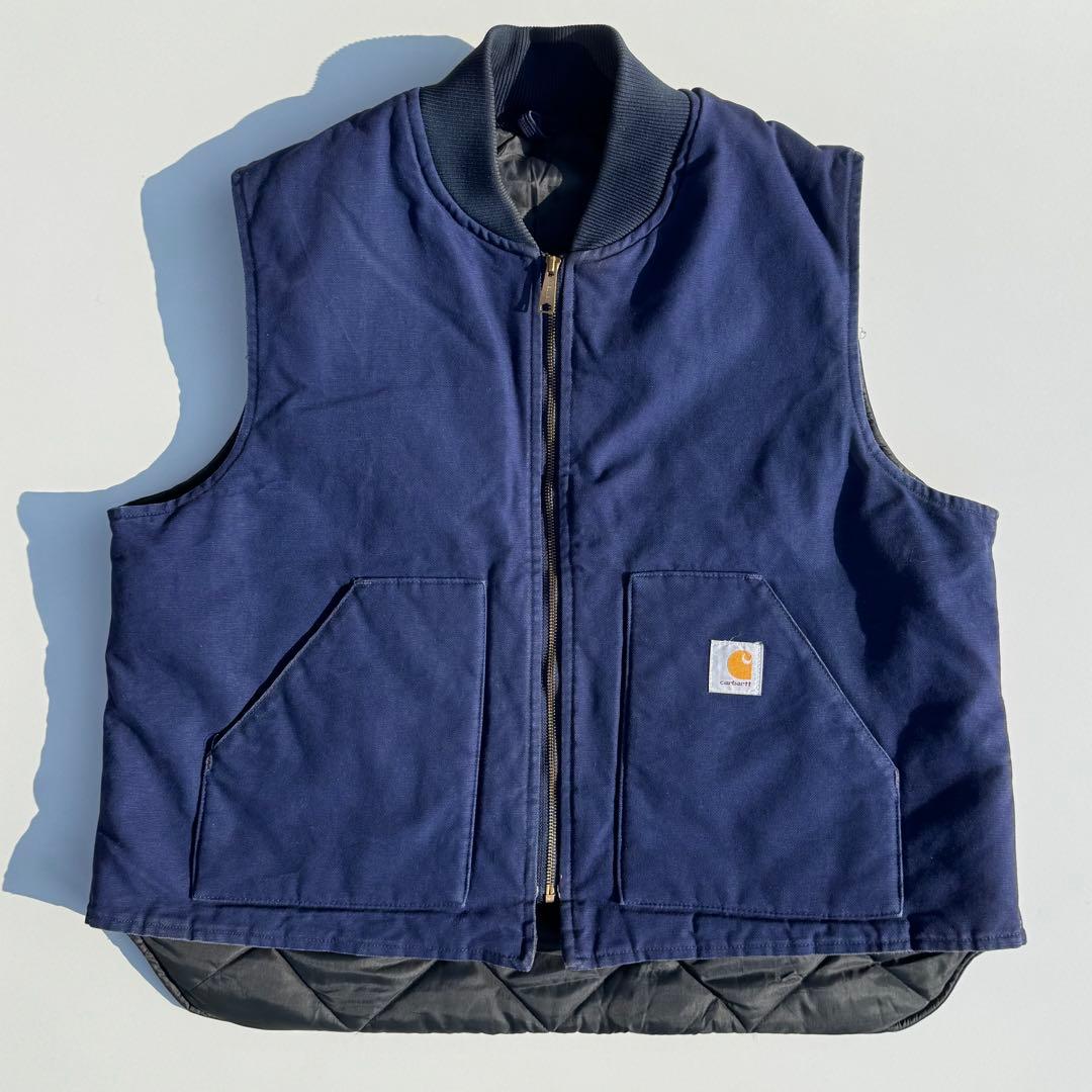 USA製 90s カーハート ダックベスト XXL stussy ネイビー