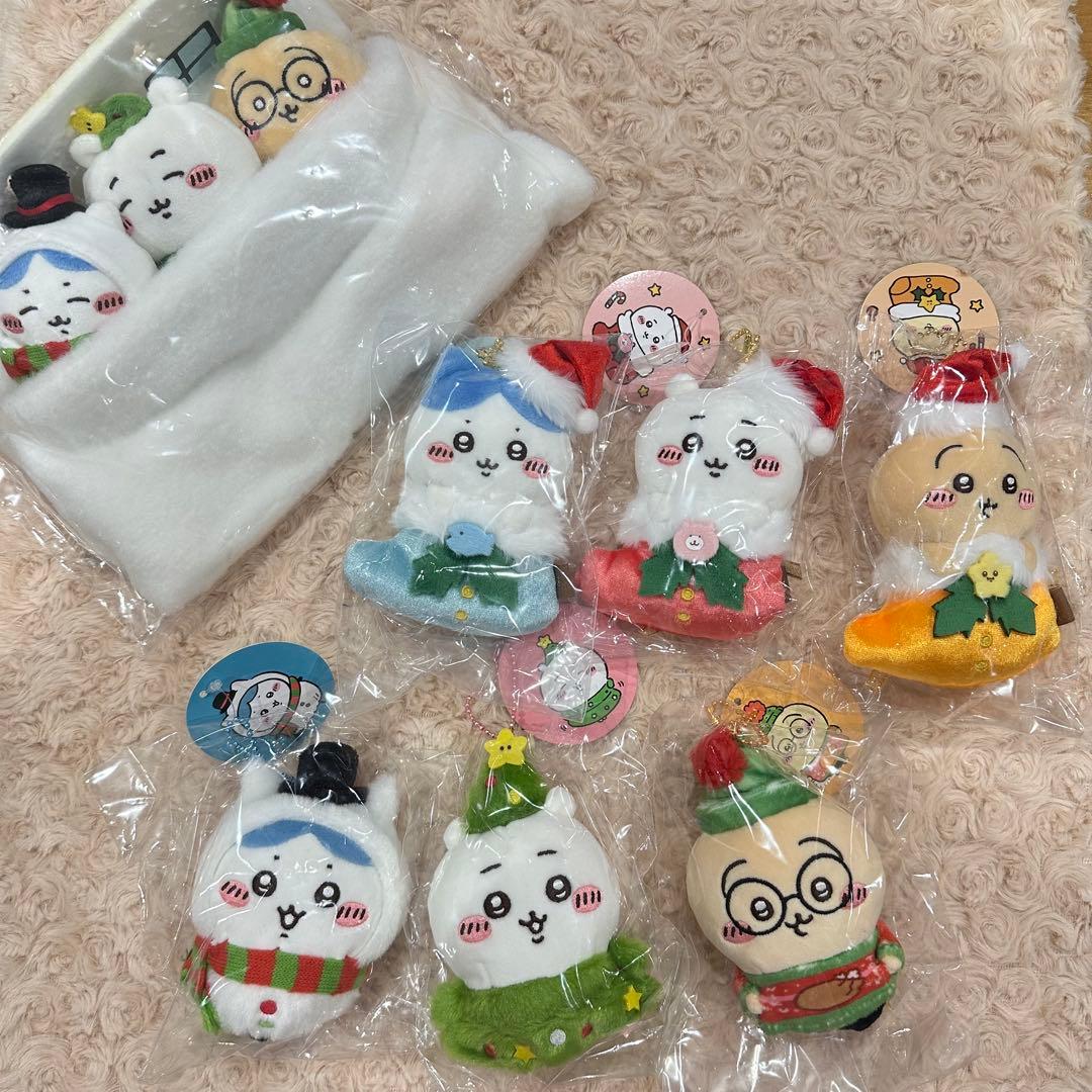 ちいかわ　ハッピーホリデー　クリスマス　2023 オーナメント 7点　セット