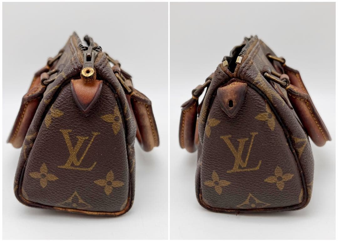 ルイヴィトン　ミニスピーディ　モノグラム　ミニバッグ　ハンドバッグ　難あり