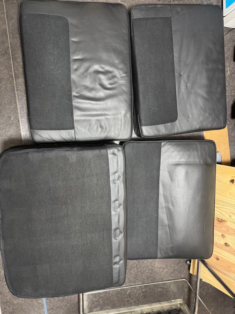 現地取引 ル・コルビジェ LC3 本革 ソファ リプロダクト品