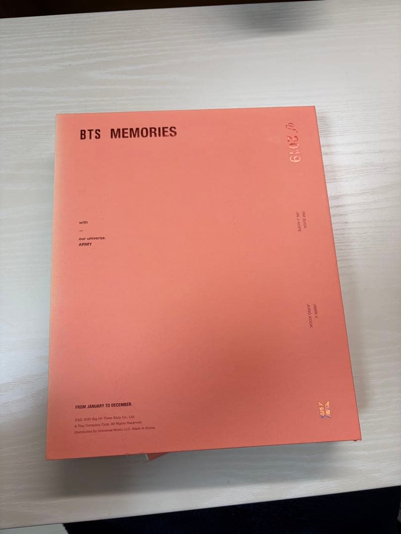 K-POP・アジア BTS MEMORIES 2019