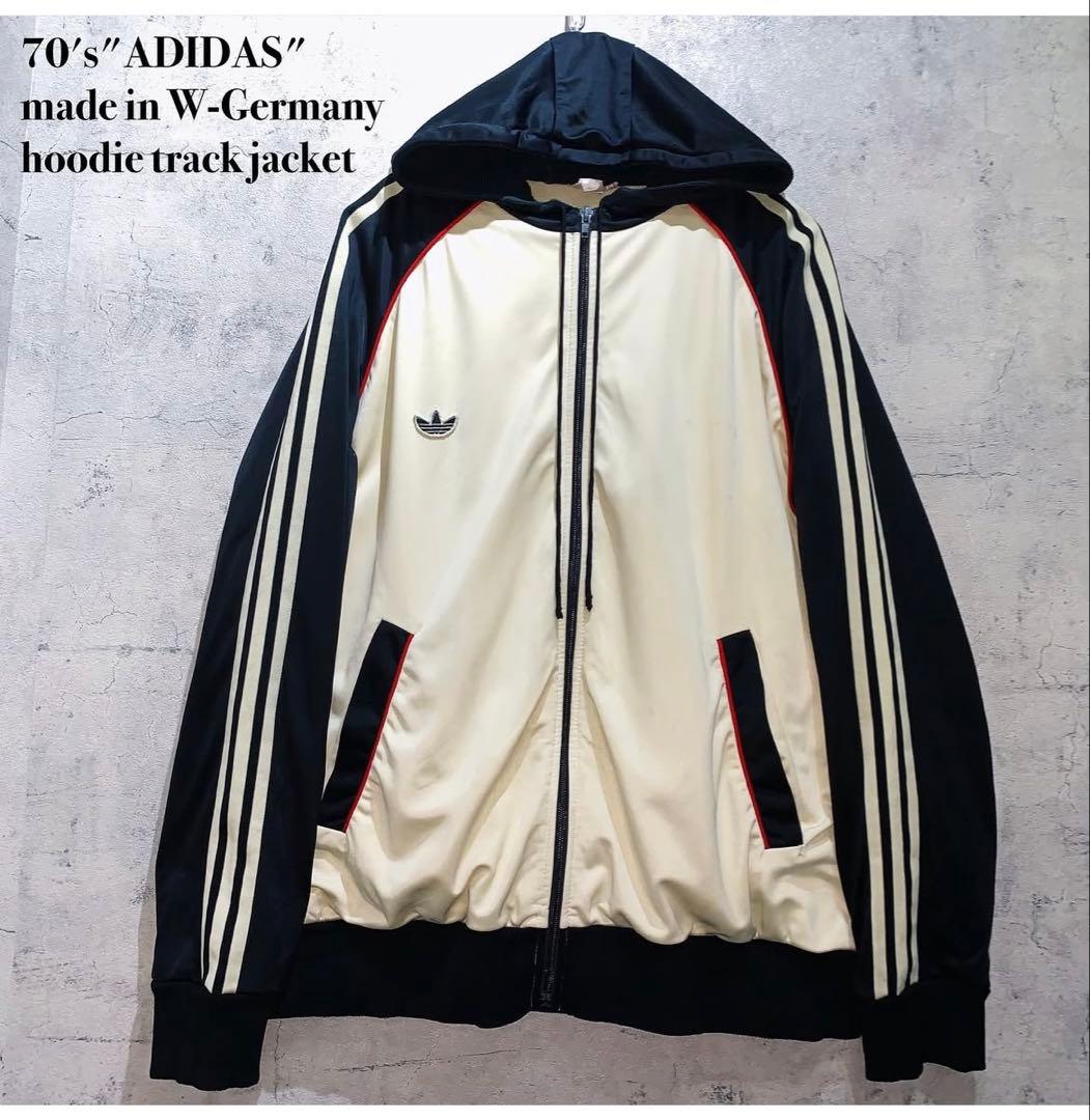 希少 70's ADIDAS made in W-Germany hoodie
