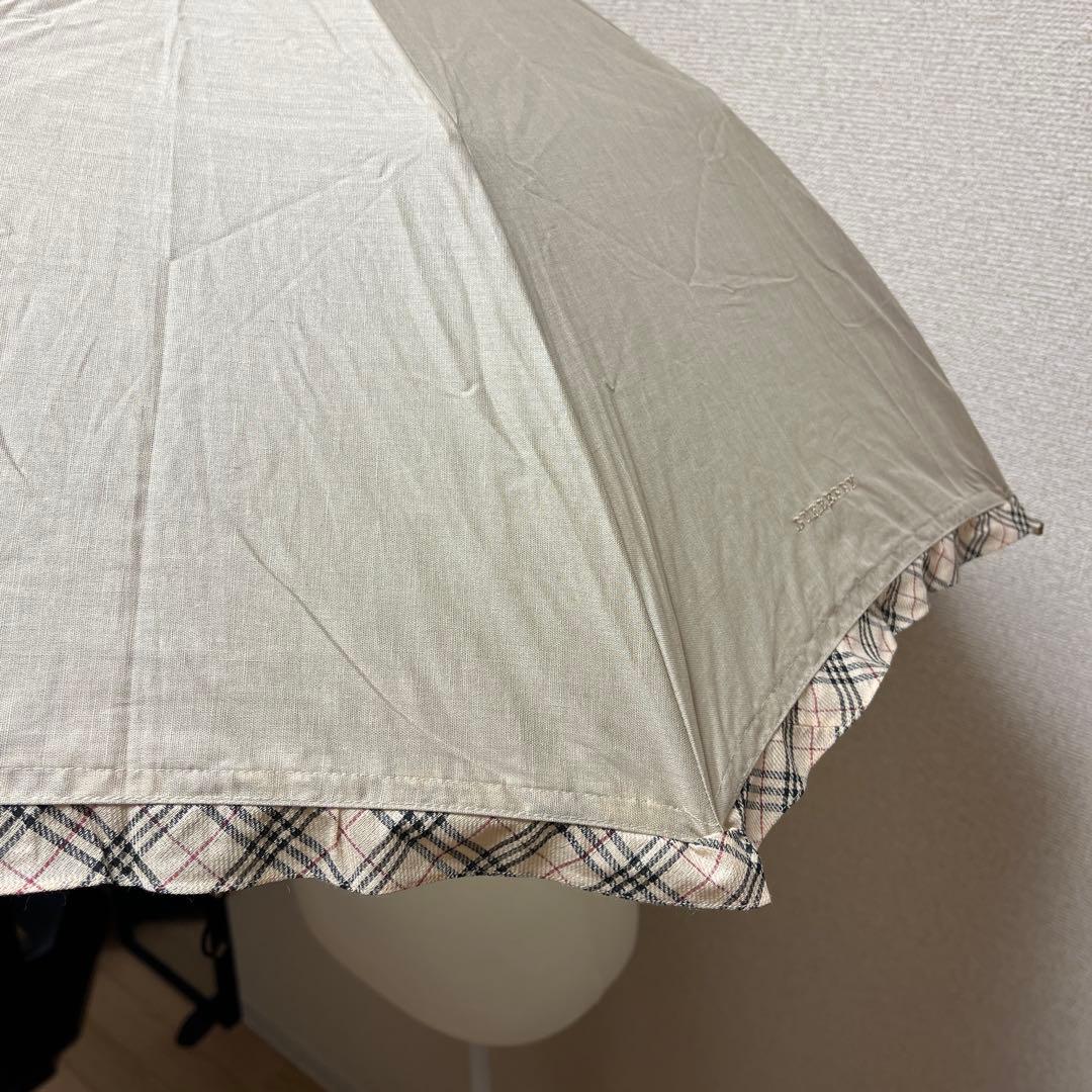 【美品】BURBERRY♡バーバリー　UV折りたたみ日傘