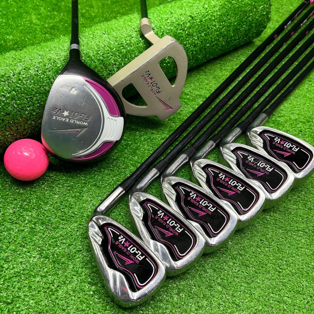 NFG-281 WORLD EAGLE FW.アイアン.パター レディースセット