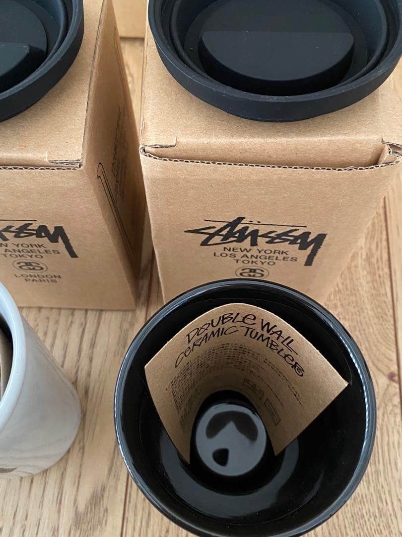 STUSSYステューシー ステューシー 非売品 タンブラー 陶器 2点セット