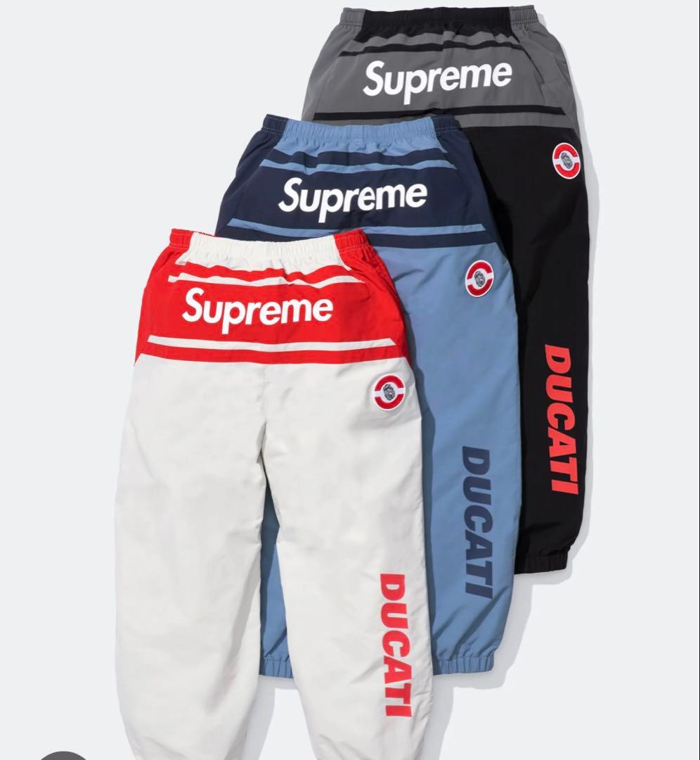 24SS SUPREME DUCATI TRACK PANTナイロンパンツ