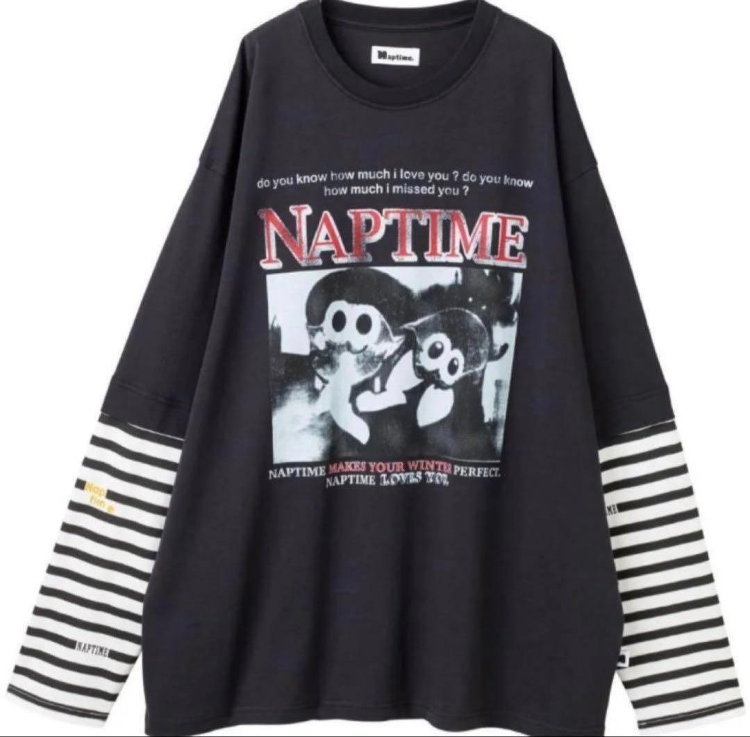 新品未開封★Nissy NaptimeフェイクレイヤードロングTシャツ 匿名
