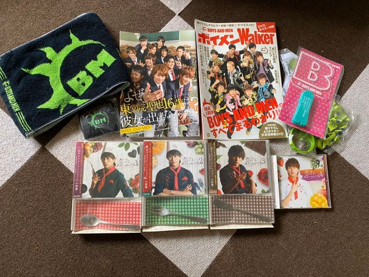 BOYS AND MEN、小林豊さんグッズ