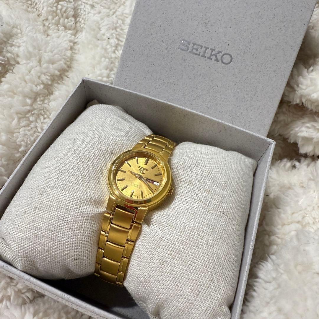 SEIKO✨SEIKO5✨レディース オールゴールド★SYME46K1