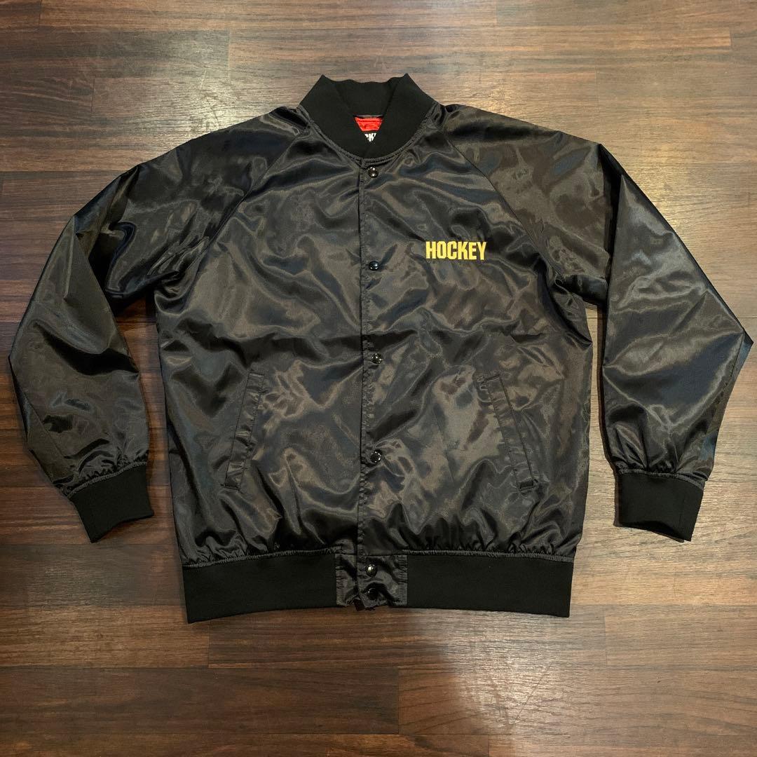 美品HOCKEY skate ナイロンジャケットBEN KADOWモデル 黒L