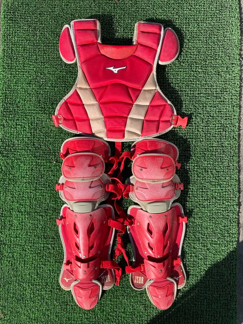 中古Mizuno proキャッチャー用プロテクター 軟式