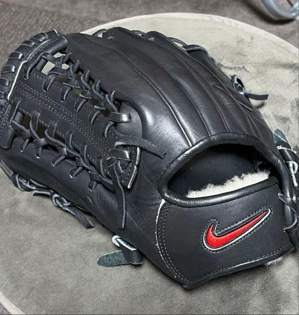 【左利き用】レア品 NIKE ダイアモンドプロJ 軟式グローブ ブラック