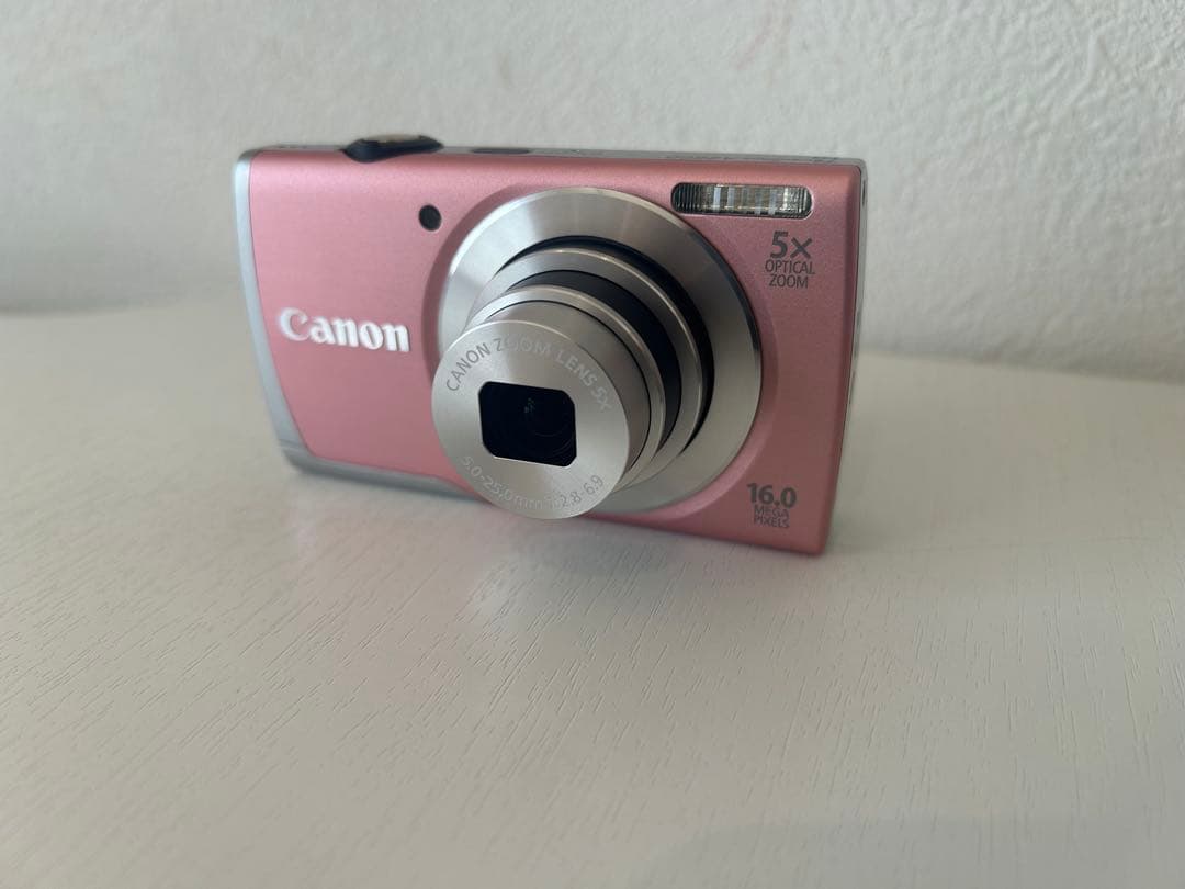 Canon デジタルカメラ 16.0MP パワーショット　A2600 ピンク