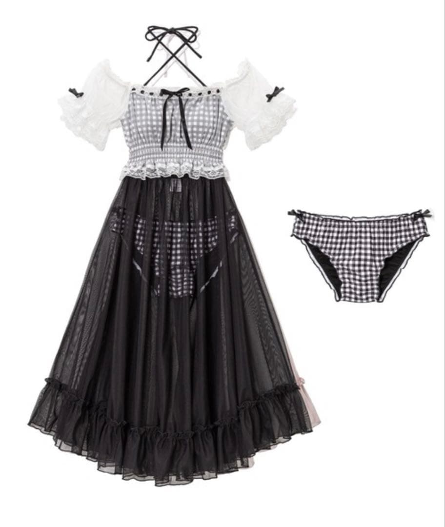 DearMyLove 3WAYロングドレス姫水着 ブラック