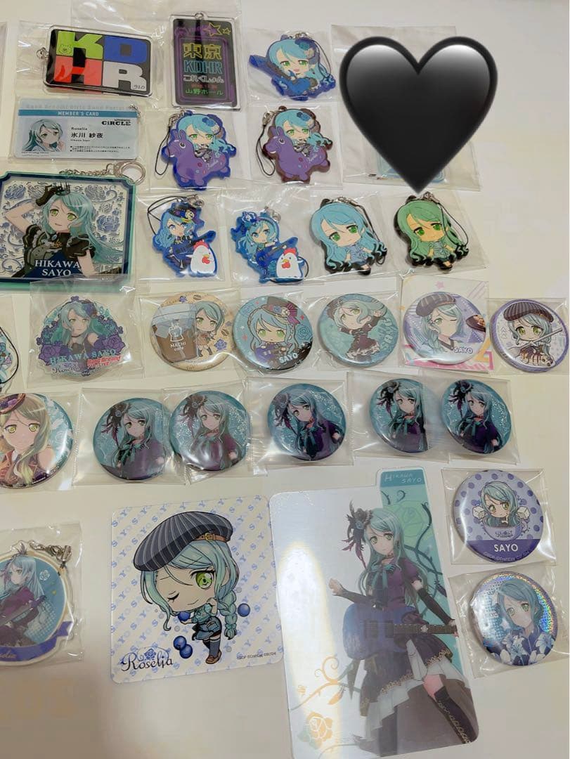 氷川紗夜 Roselia 氷川日菜 缶バッジ アクスタ グッズセット