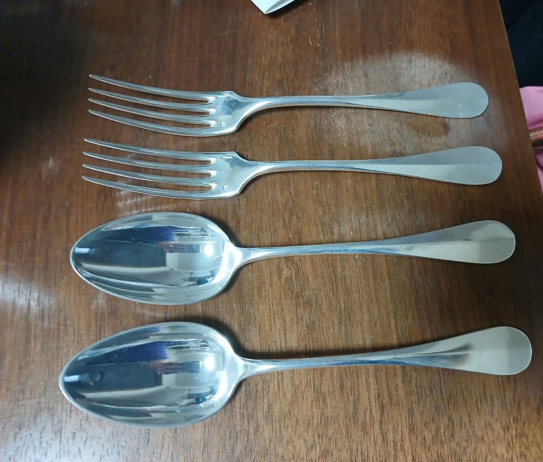 クリストフル スプーン フォーク 2セット中古