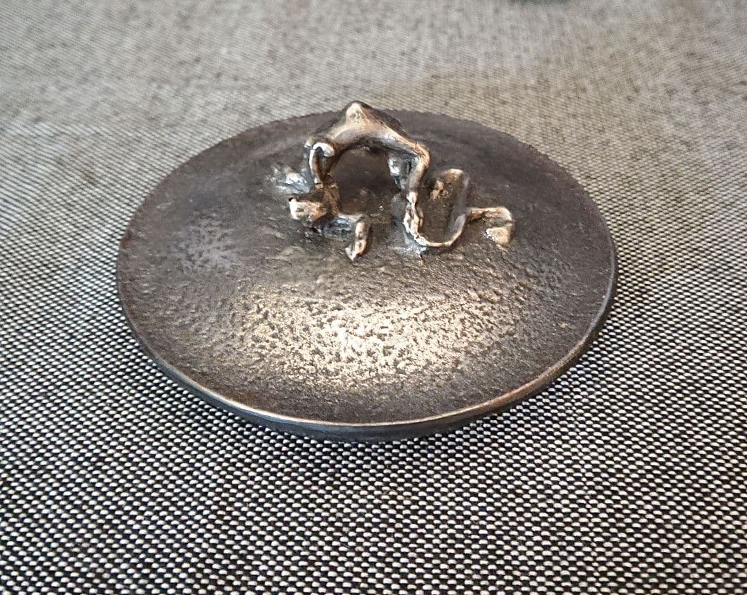 波地紋砂鉄鉄瓶　般若保