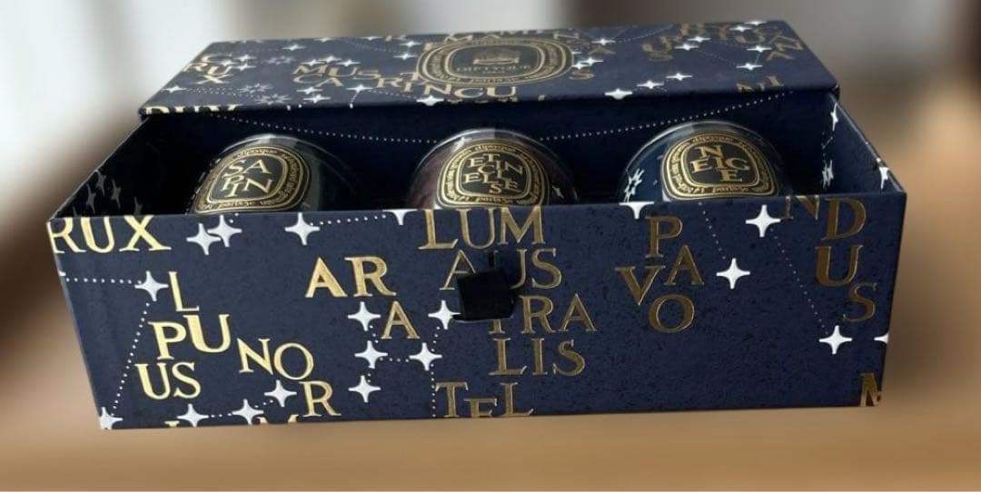 diptyque 限定フレグランスキャンドルセット　サパン　エタンセル　ネージュ