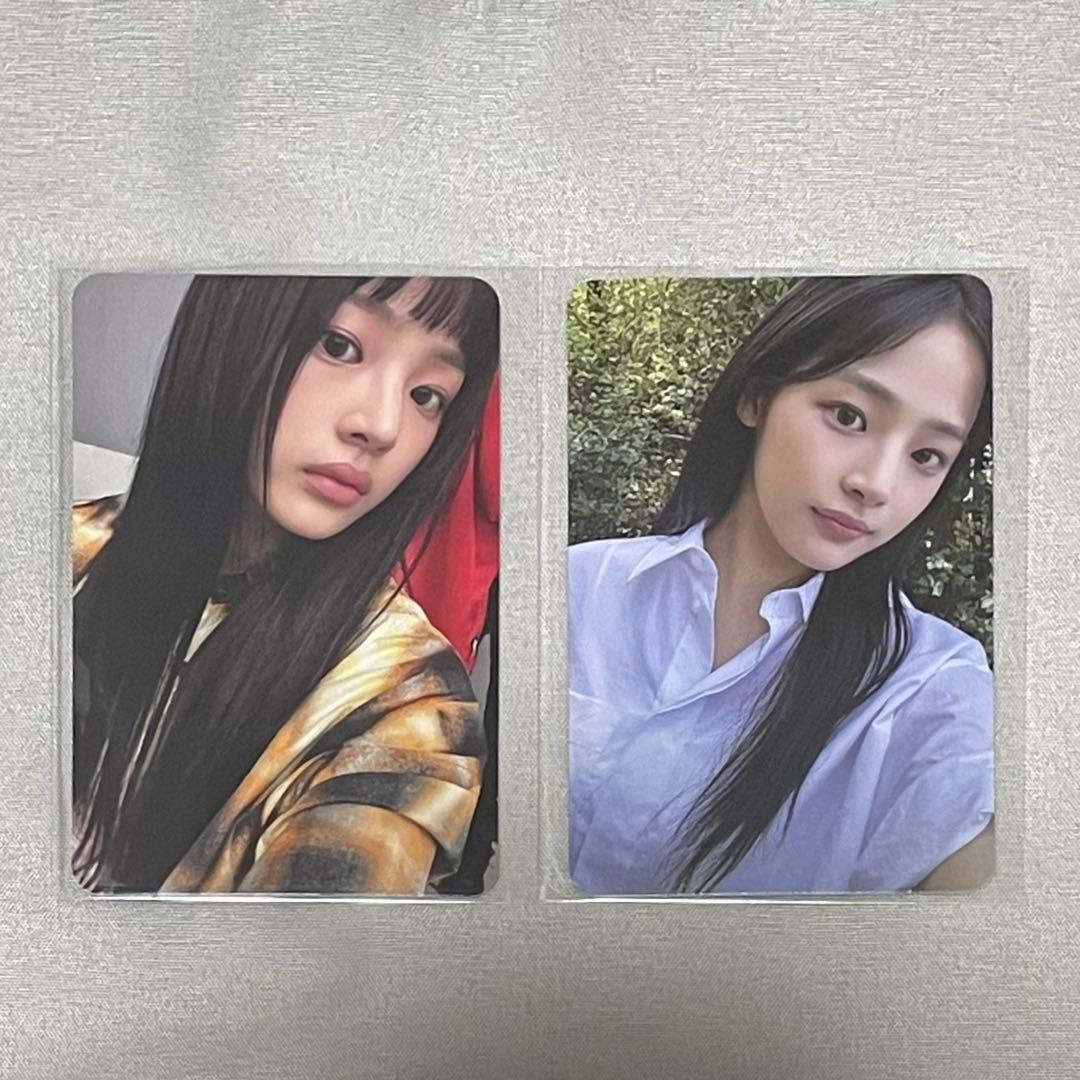 newjeans ミンジ　サノク　トレカ