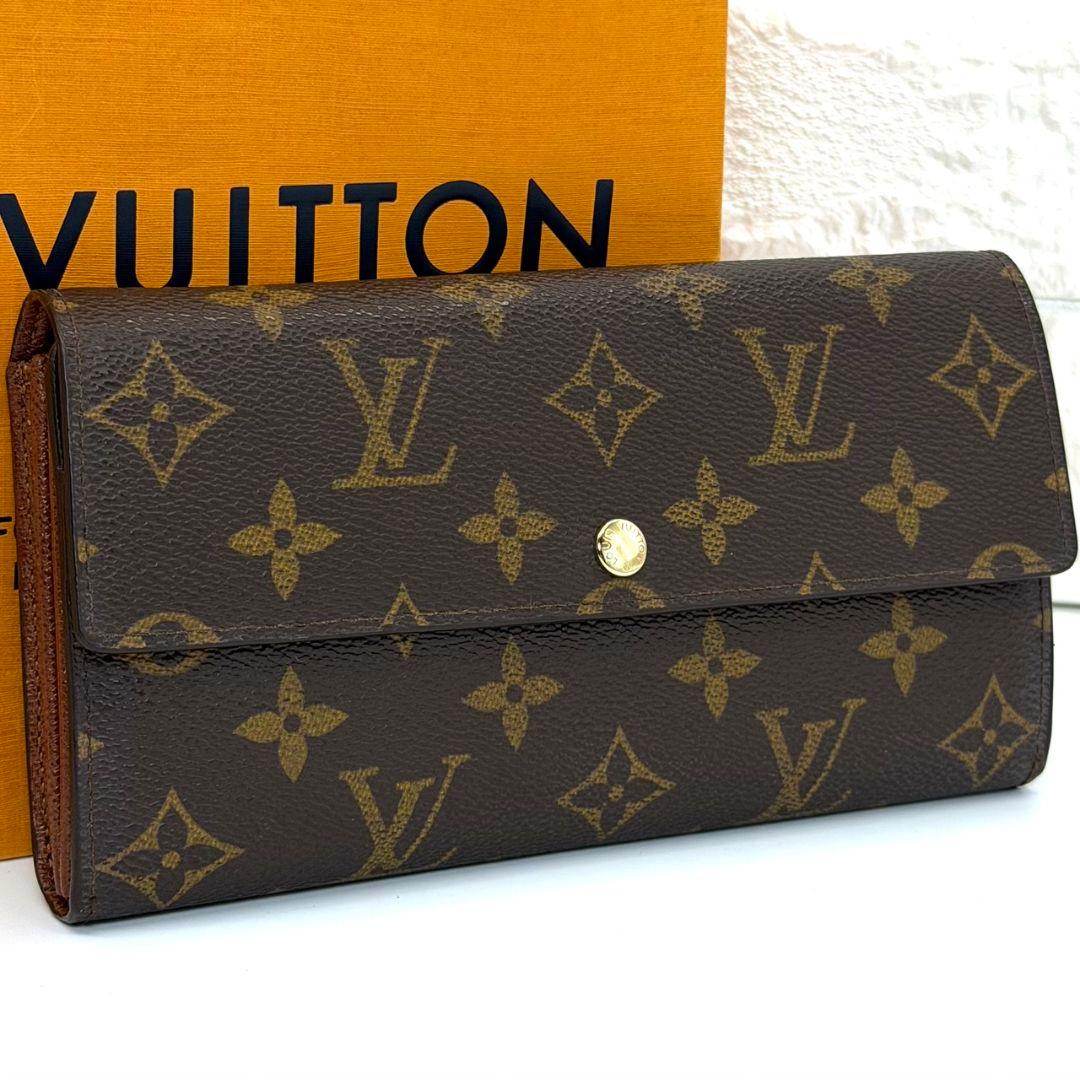 良品 ルイヴィトン モノグラム ポシェット ポルトモネ クレディ 財布 6カード