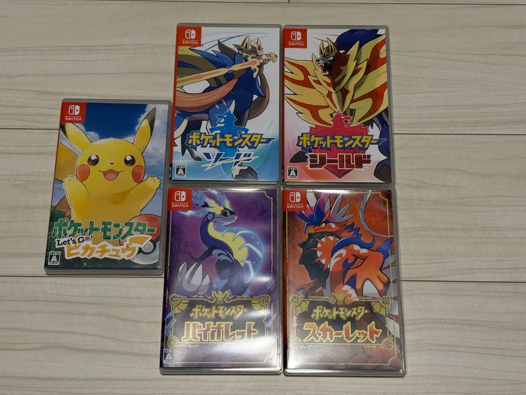 ポケットモンスター Nintendo Switch ソフト 5本セット