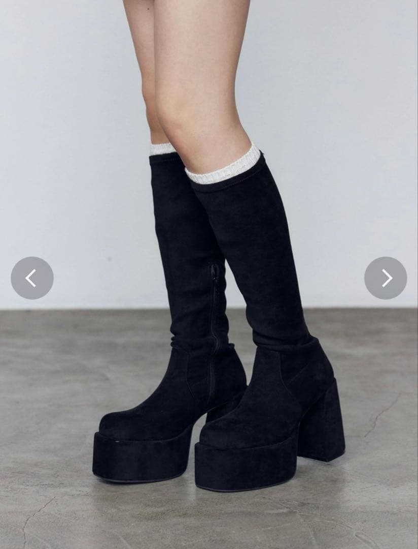 EMODA バルキープランプフィットブーツ ブラック M