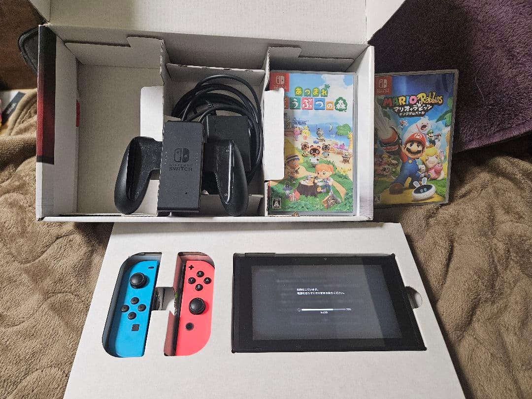 KJ Nintendo Switch 本体 ソフト２本