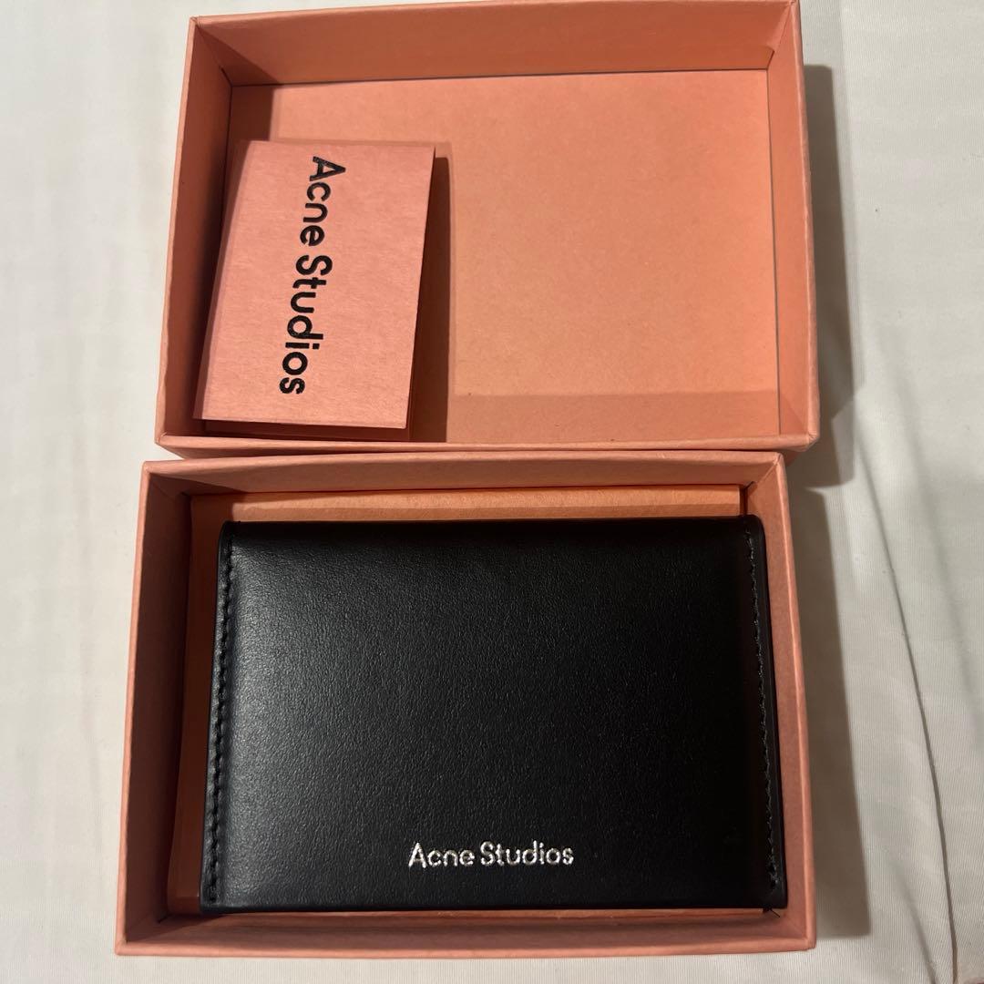 【新品】AcneStudios アクネ カードケース ブラック